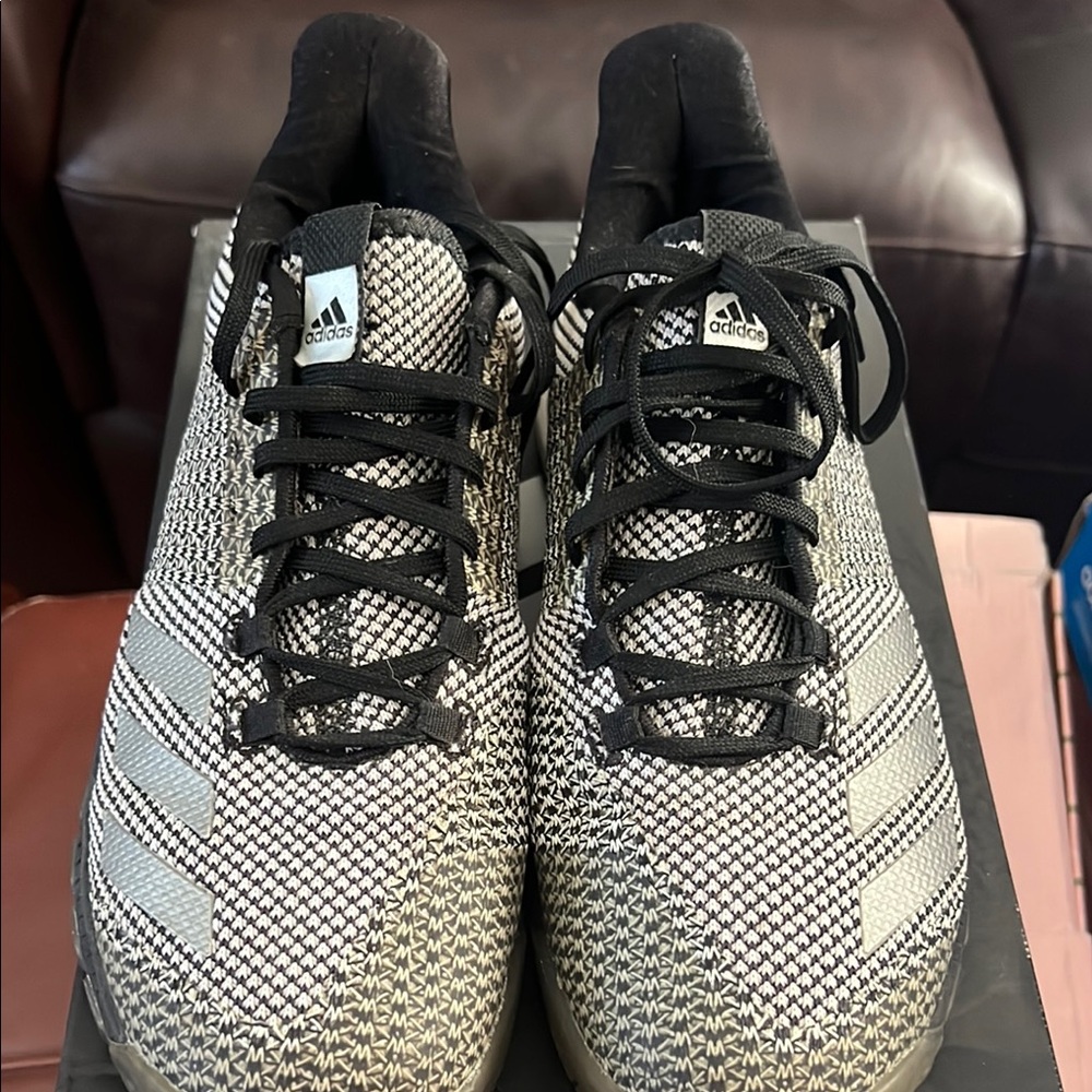 Adidas Black and White Sneakers